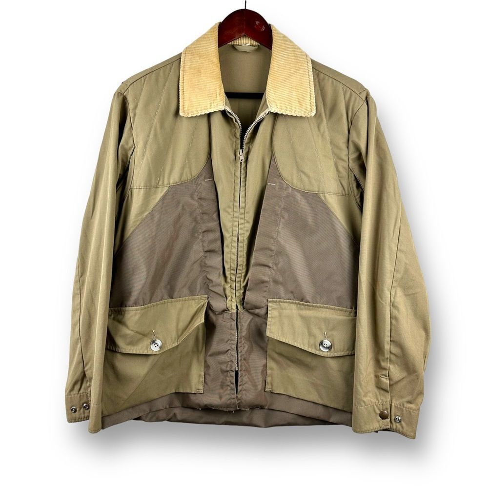 Eddie Bauer‎ medium khaki utility hunting sport jacket
